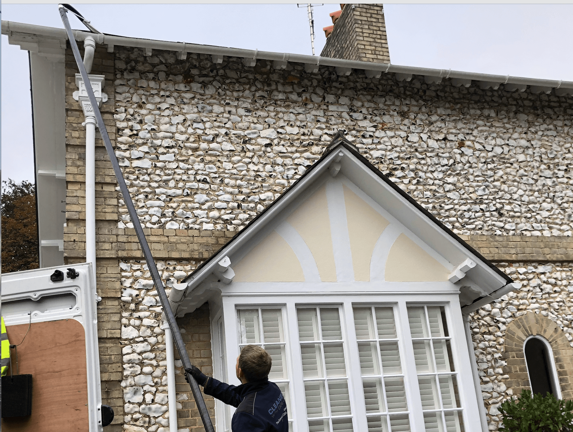 Professional gutter cleaning tools and equipment used by The Roof Moss Cleaners in Burghfield Common